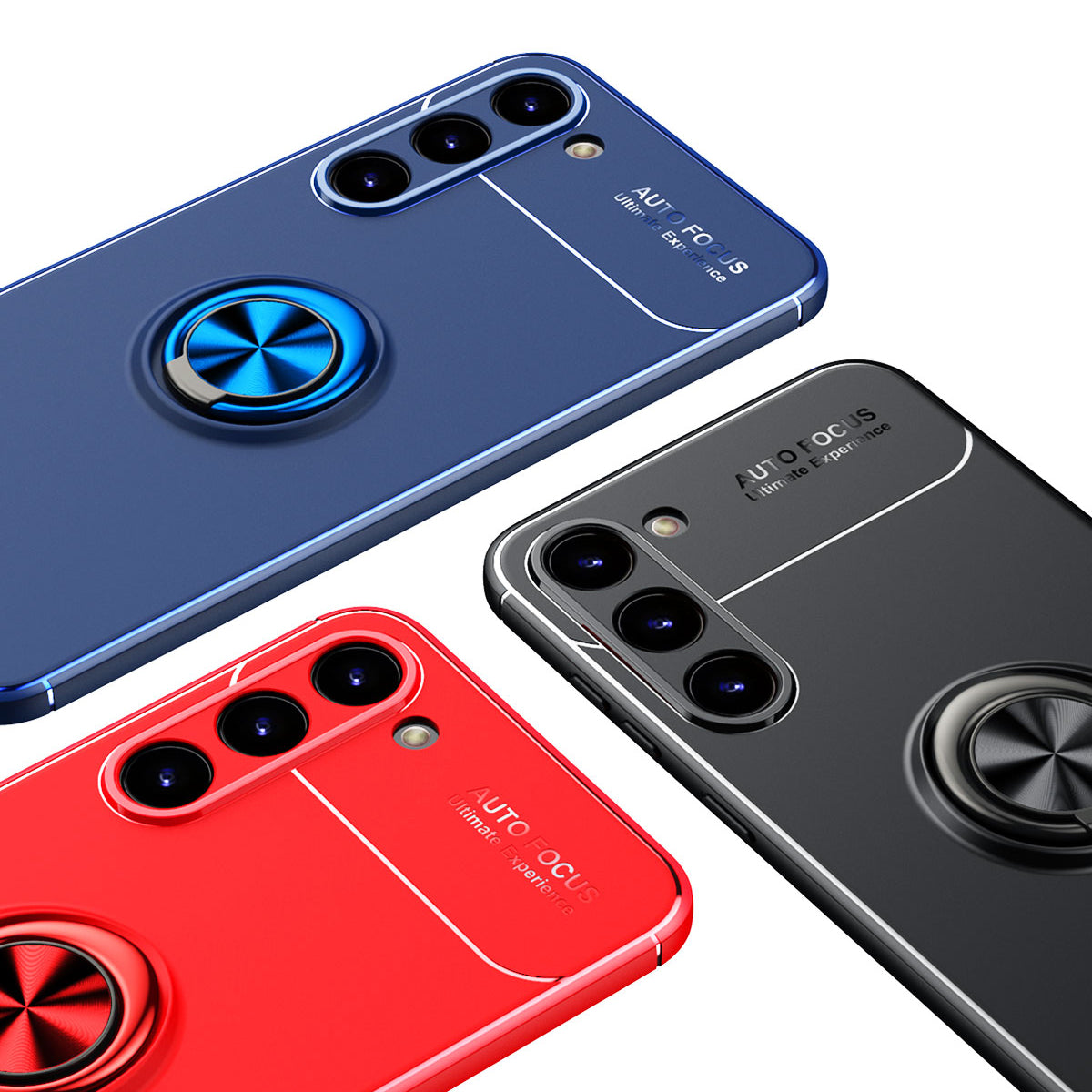 Galaxy S23 Kılıf Zore Ravel Silikon Kapak Siyah