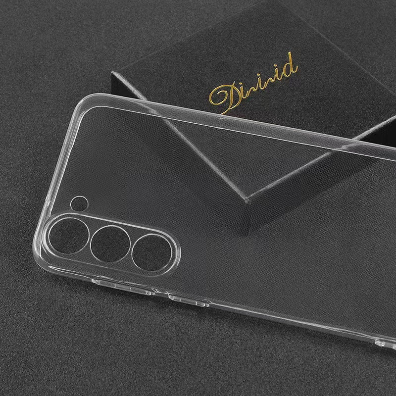 Galaxy S23 Kılıf Zore Süper Silikon Kapak Renksiz