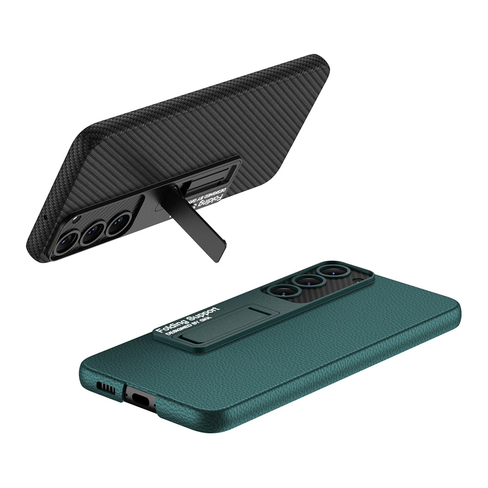 Galaxy S23 Plus Kılıf Zore Kıpta Standlı Kapak Kırmızı