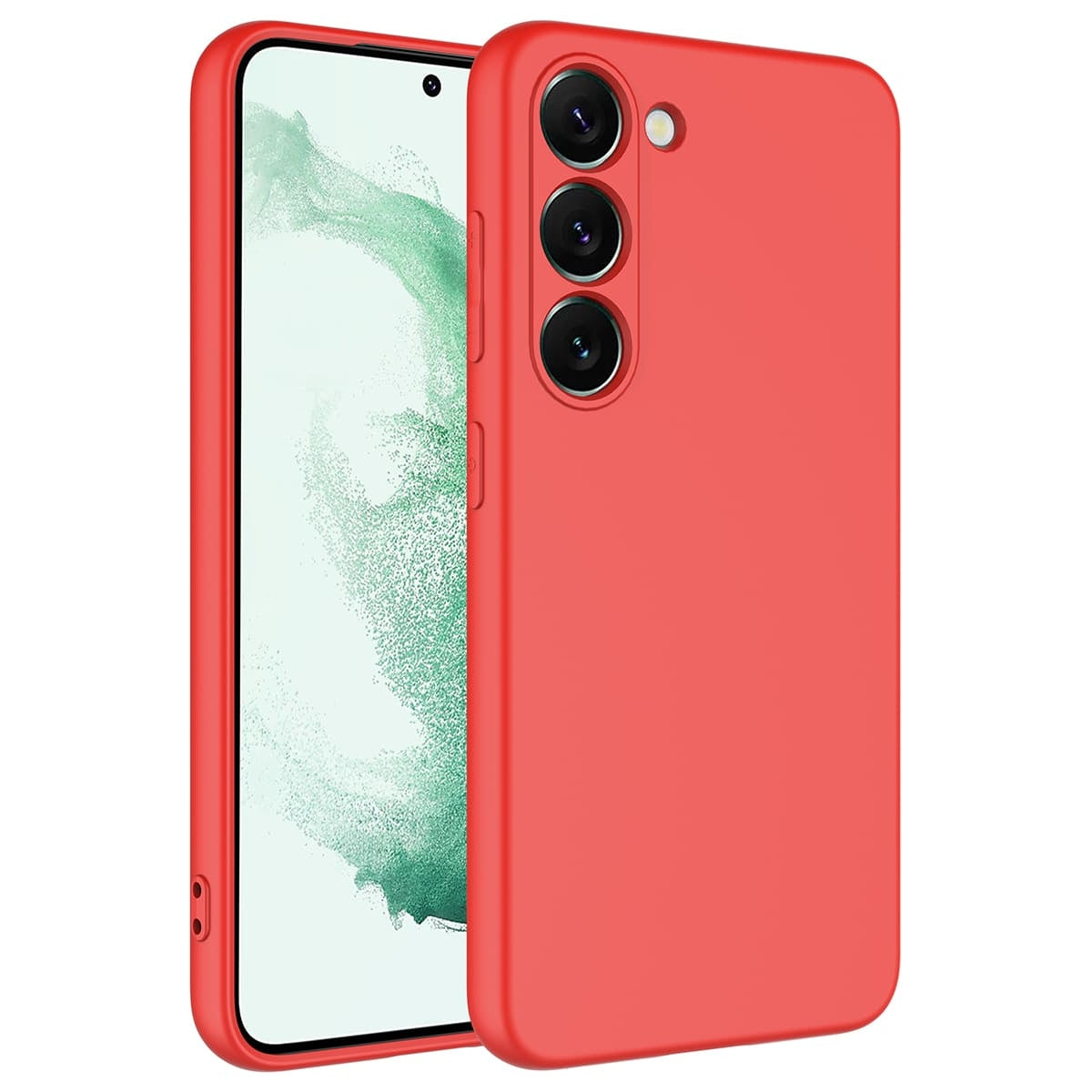 Galaxy S23 Plus Kılıf Zore Mara Lansman Kapak Kırmızı