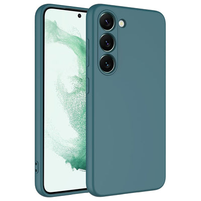 Galaxy S23 Plus Kılıf Zore Mara Lansman Kapak Koyu Yeşil