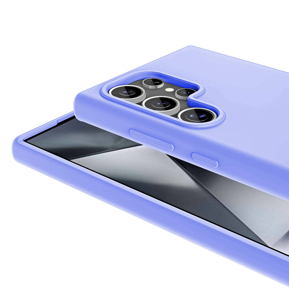 Galaxy S23 Ultra Kılıf M-safe Şarj Özellikli Sıvı Teknolojili Silinebilir Sert Zore Kivi Kapak Pembe