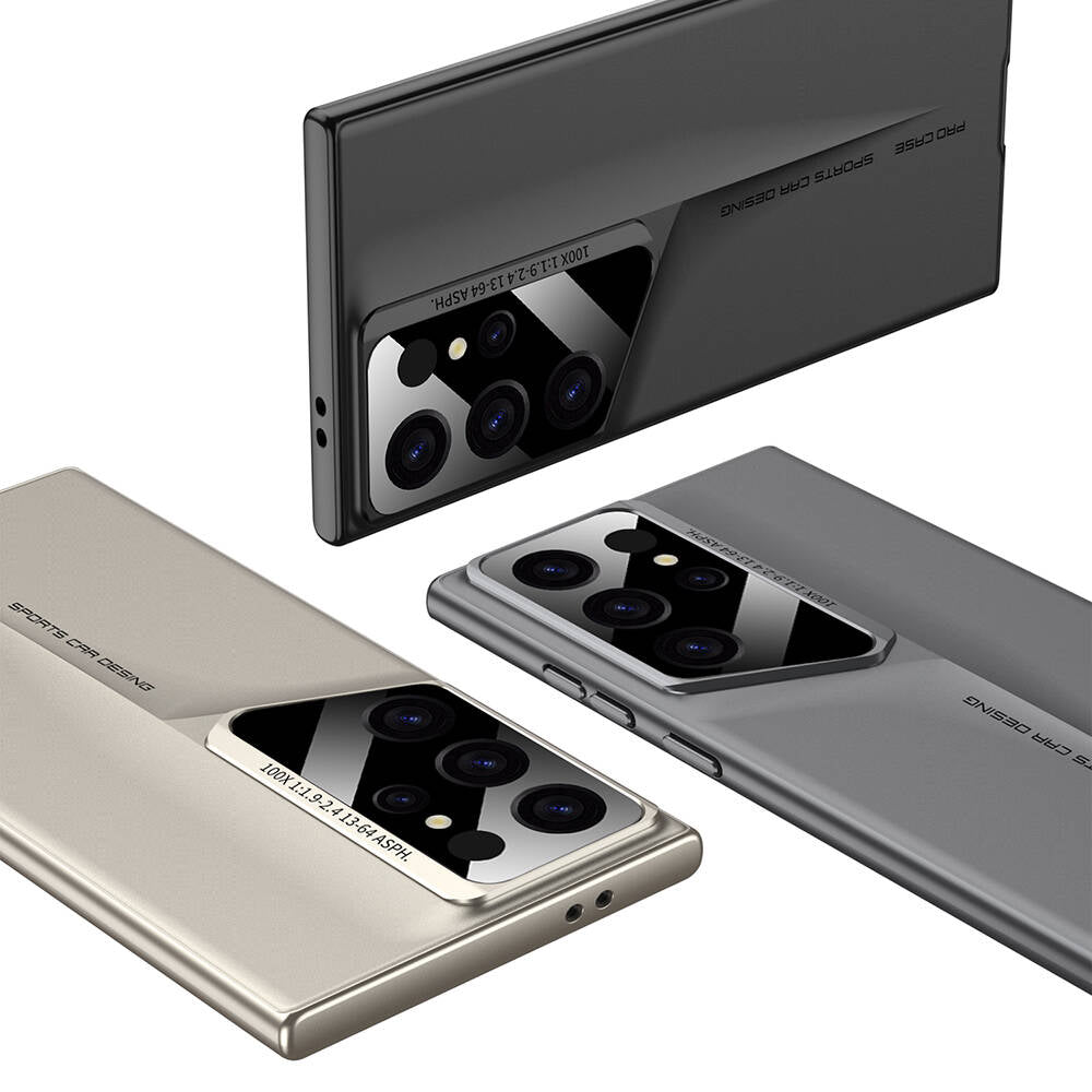 Galaxy S23 Ultra Kılıf Ultra İnce Kamera Korumalı Sert Rubber Zore Procase Kapak Mor