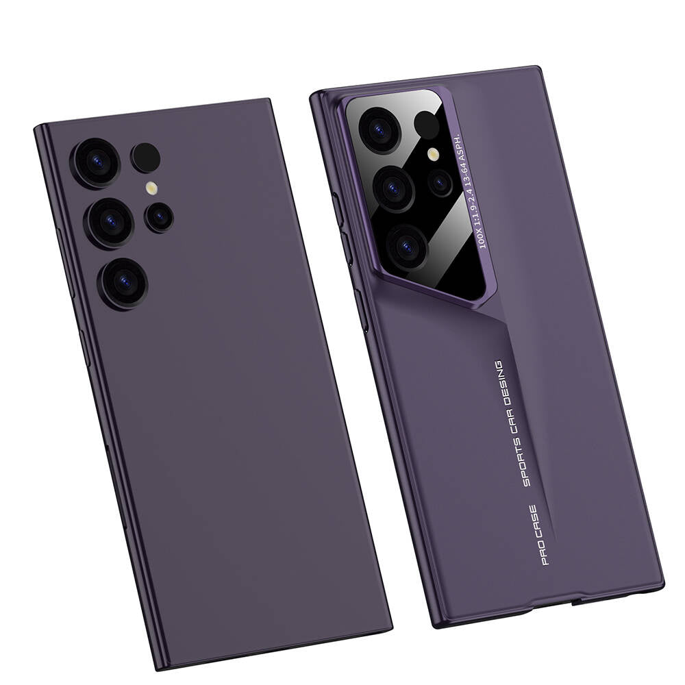 Galaxy S23 Ultra Kılıf Ultra İnce Kamera Korumalı Sert Rubber Zore Procase Kapak Gri