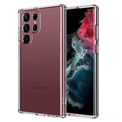 Galaxy S23 Ultra Kılıf Zore 2mm Anti Shock Silikon Renksiz