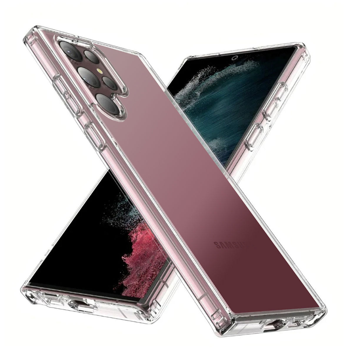 Galaxy S23 Ultra Kılıf Zore 2mm Anti Shock Silikon Renksiz