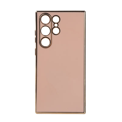 Galaxy S23 Ultra Kılıf Zore Bark Kapak Rose Gold