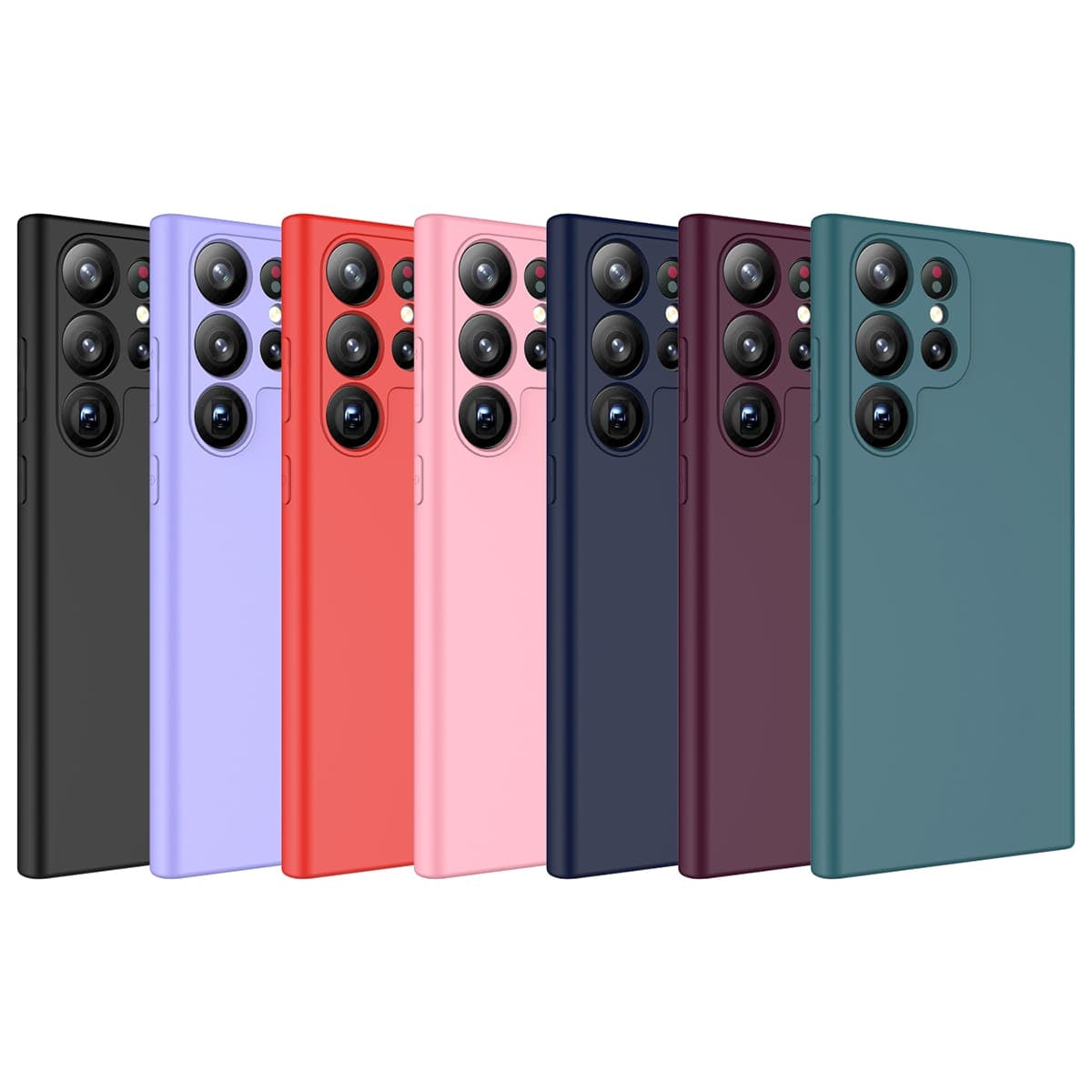 Galaxy S23 Ultra Kılıf Zore Mara Lansman Kapak Koyu Mor