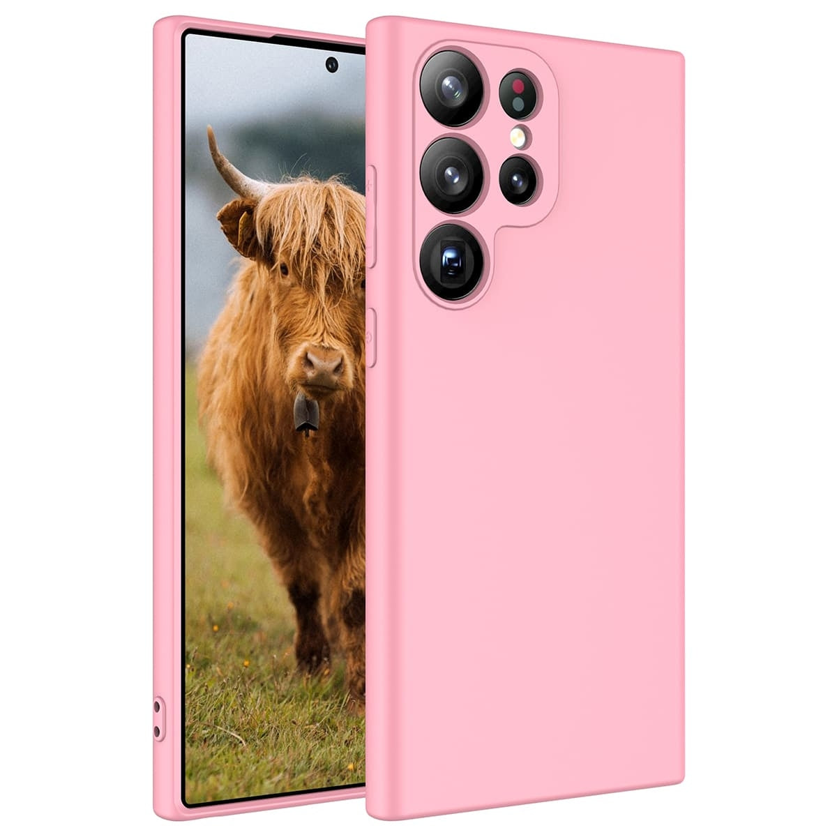 Galaxy S23 Ultra Kılıf Zore Mara Lansman Kapak Pembe