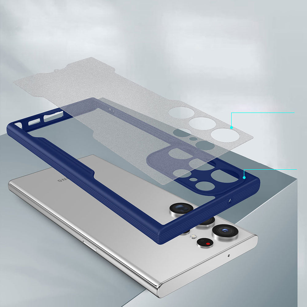 Galaxy S23 Ultra Kılıf Zore Parfe Kapak Mor