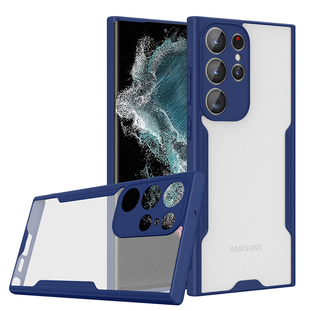 Galaxy S23 Ultra Kılıf Zore Parfe Kapak Lacivert