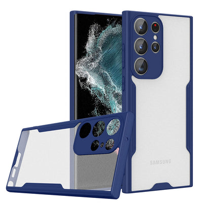 Galaxy S23 Ultra Kılıf Zore Parfe Kapak Lacivert