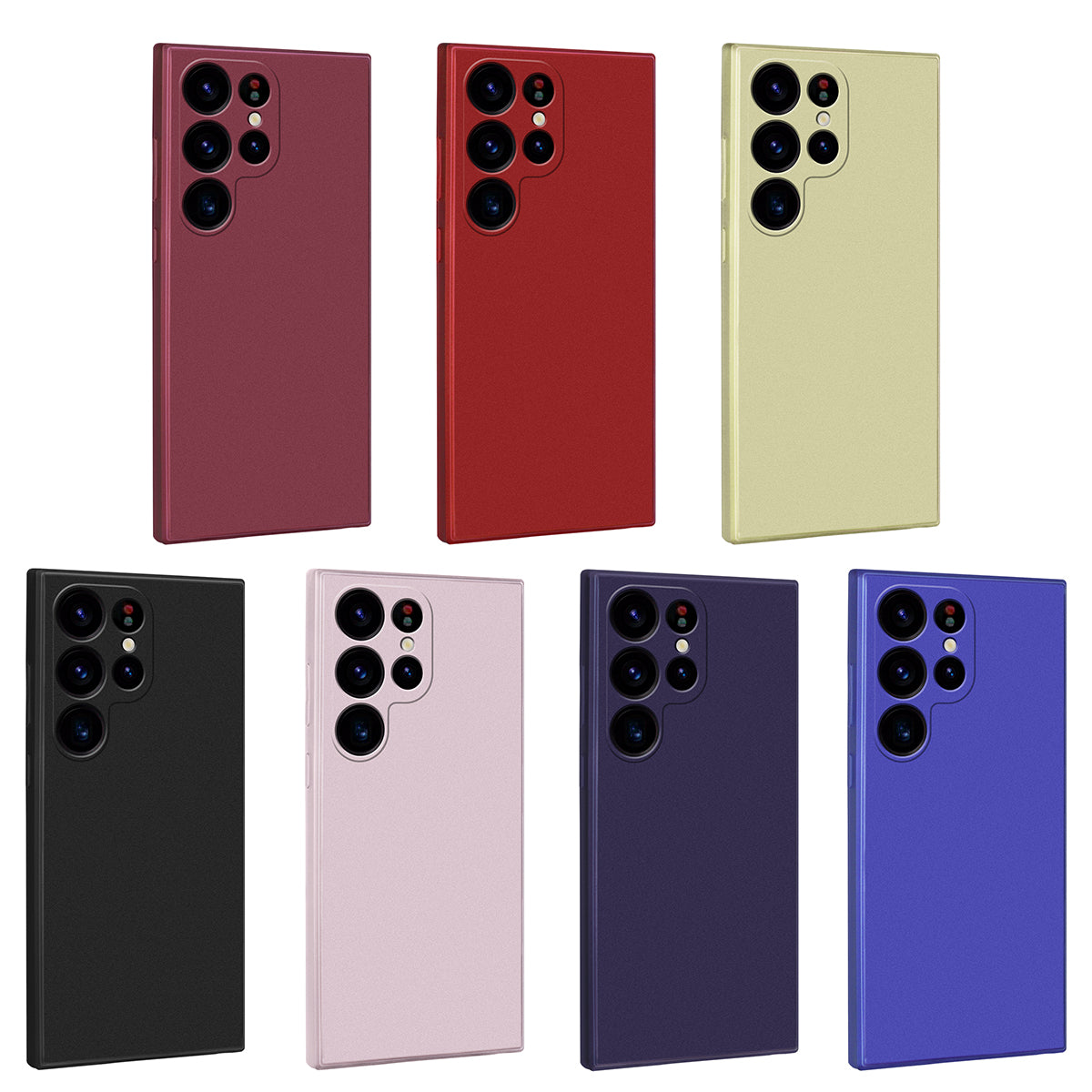 Galaxy S23 Ultra Kılıf Zore Premier Silikon Kapak Koyu Yeşil