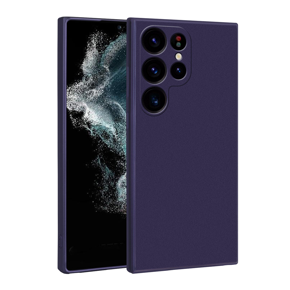 Galaxy S23 Ultra Kılıf Zore Premier Silikon Kapak Lacivert