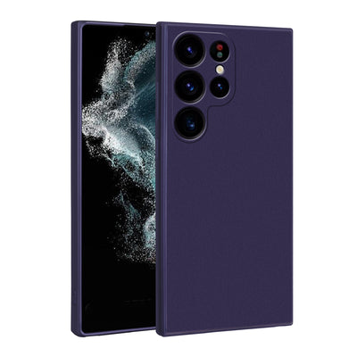 Galaxy S23 Ultra Kılıf Zore Premier Silikon Kapak Lacivert