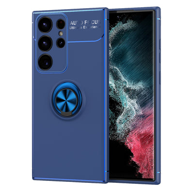 Galaxy S23 Ultra Kılıf Zore Ravel Silikon Kapak Mavi