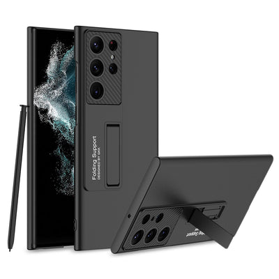 Galaxy S23 Ultra Kılıf Zore Standlı Ays Kapak Siyah