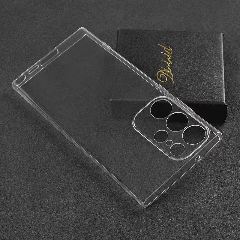 Galaxy S23 Ultra Kılıf Zore Süper Silikon Kapak Renksiz