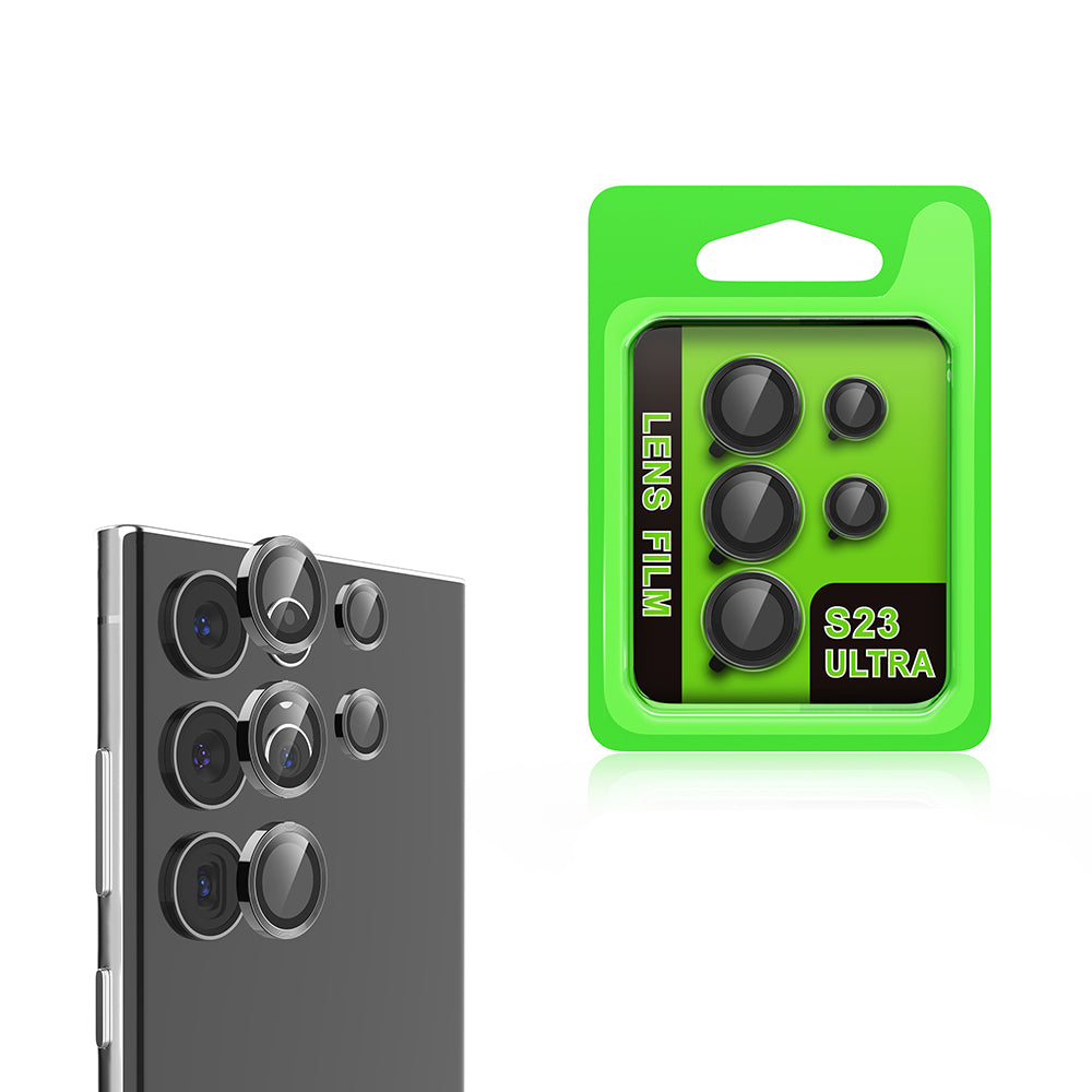 Galaxy S23 Ultra Zore CL-07 Kamera Lens Koruyucu Siyah