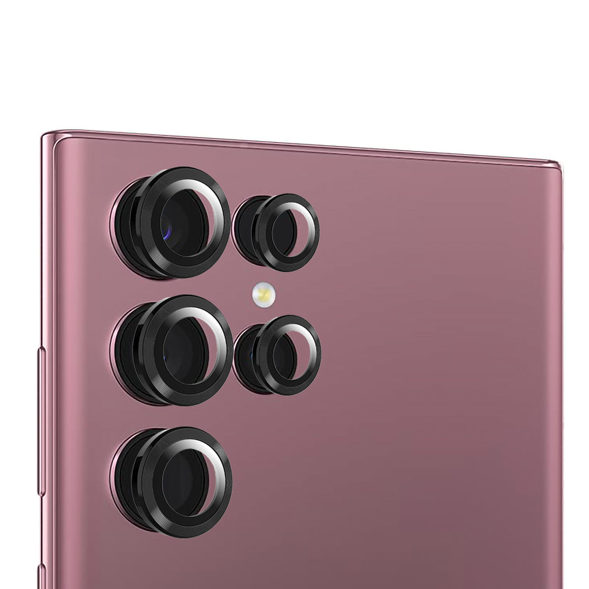 Galaxy S23 Ultra Zore Kamera Lens Koruyucu Cam Filmi Gümüş