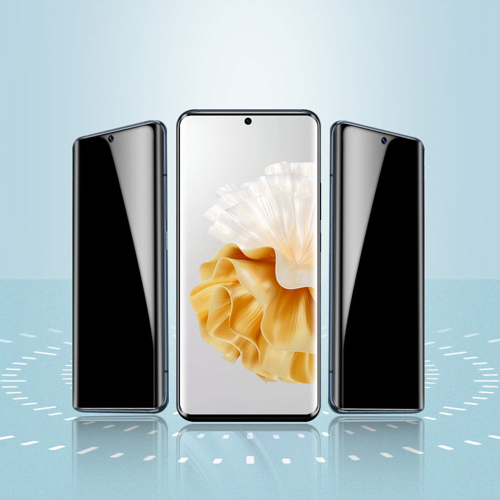 Galaxy S23 Ultra Zore Kolay Uygulama Aparatlı Privacy Easy Body Hayalet Ekran Koruyucu Siyah