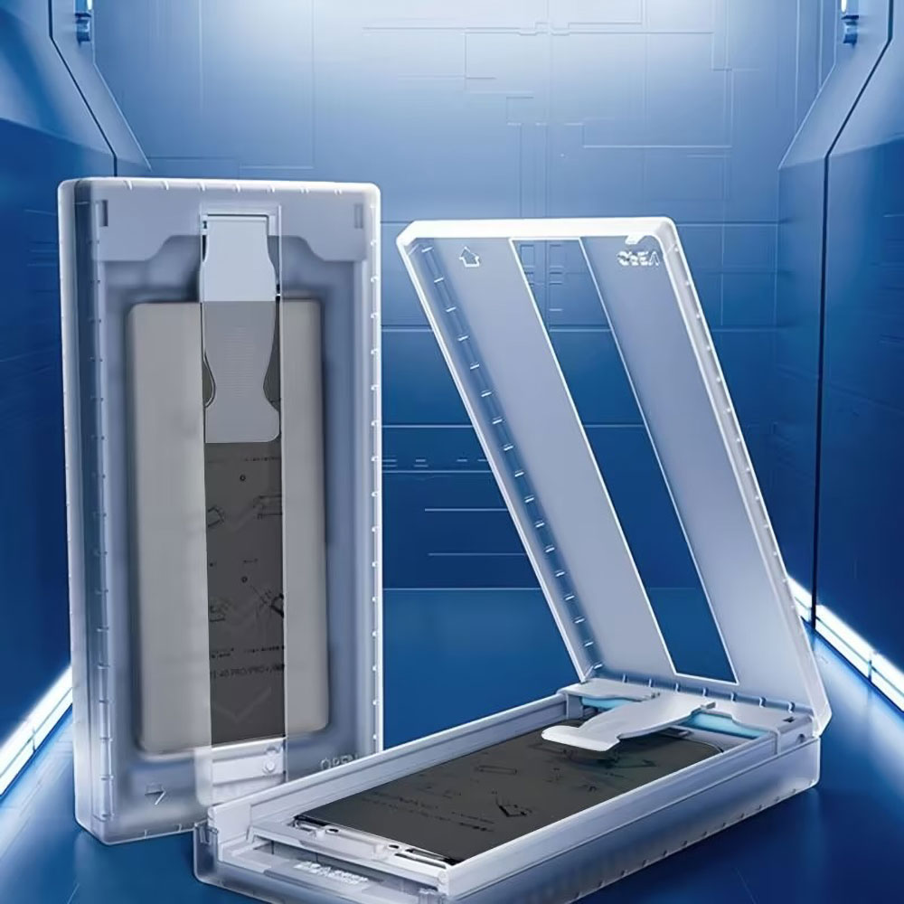 Galaxy S23 Ultra Zore Kolay Uygulama Aparatlı Privacy Easy Body Hayalet Ekran Koruyucu Siyah