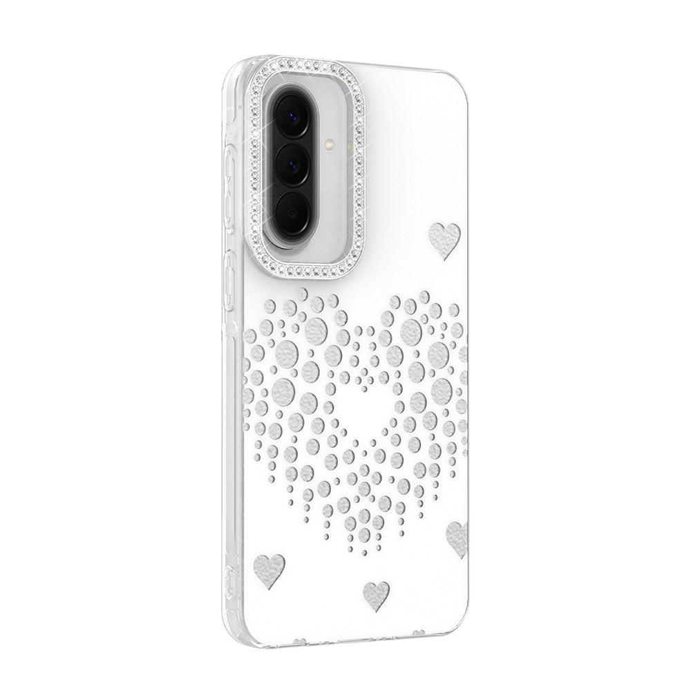 Galaxy S24 FE Kılıf Damla Taşlı Zore Rivas Sert PC Kapak