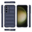 Galaxy S24 FE Kılıf Esnek TPU Oyuklu Arka Yüzey Tasarımlı Zore Etnik Silikon Kapak Koyu Yeşil