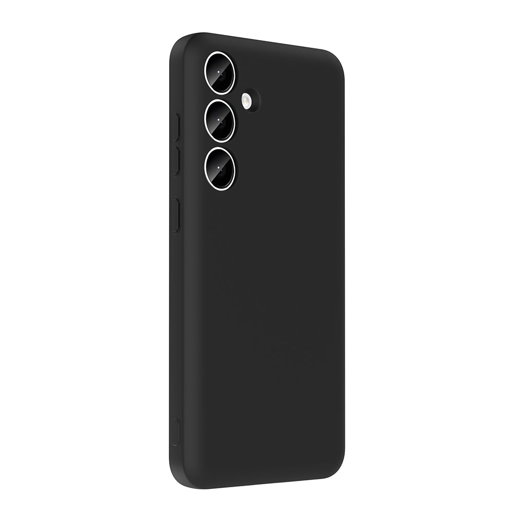 Galaxy S24 FE Kılıf Kamera Korumalı Kartlık Hazneli Zore Vitra Kapak Kahverengi