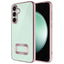 Galaxy S24 FE Kılıf Kamera Korumalı Logo Gösteren Zore Omega Kapak Gümüş