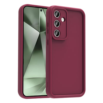 Galaxy S24 FE Kılıf Kamera Korumalı Zore Ananas Kapak Mürdüm