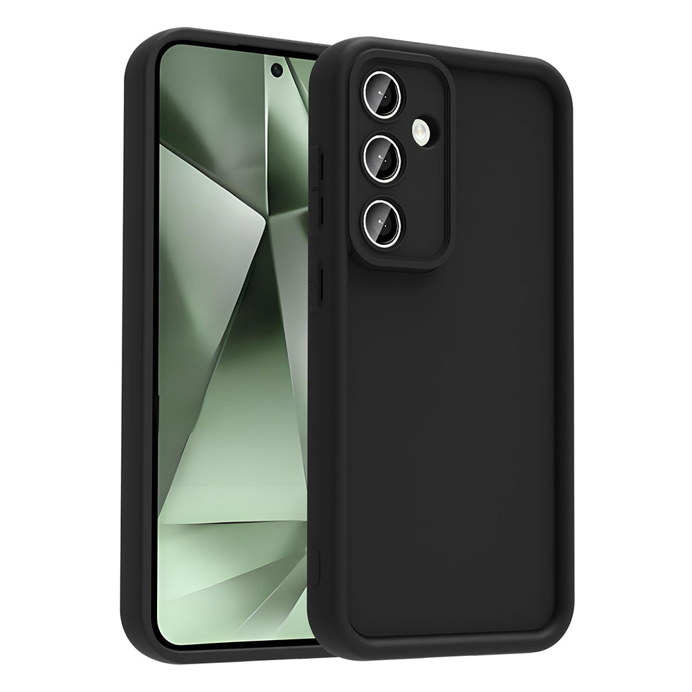 Galaxy S24 FE Kılıf Kamera Korumalı Zore Ananas Kapak Siyah