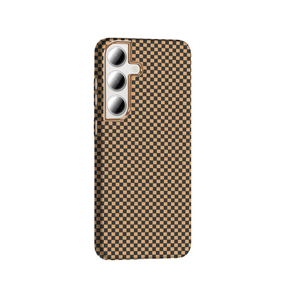 Galaxy S24 FE Kılıf M-safe Şarj Özellikli Karbon Fiber Görünümlü Zore Gros Kapak Siyah-Lacivert