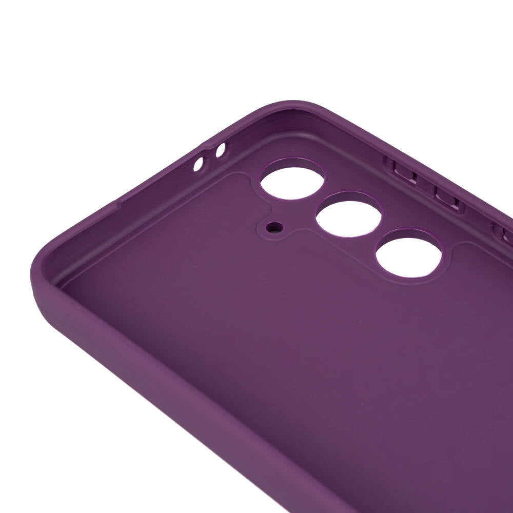 Galaxy S24 FE Kılıf Zore Biye Silikon Lacivert