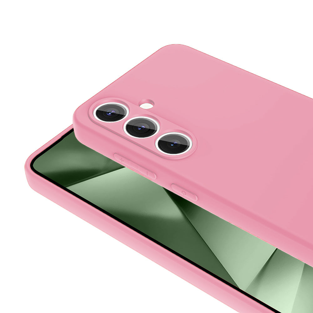 Galaxy S24 FE Kılıf Zore Mara Lansman Kapak Pembe