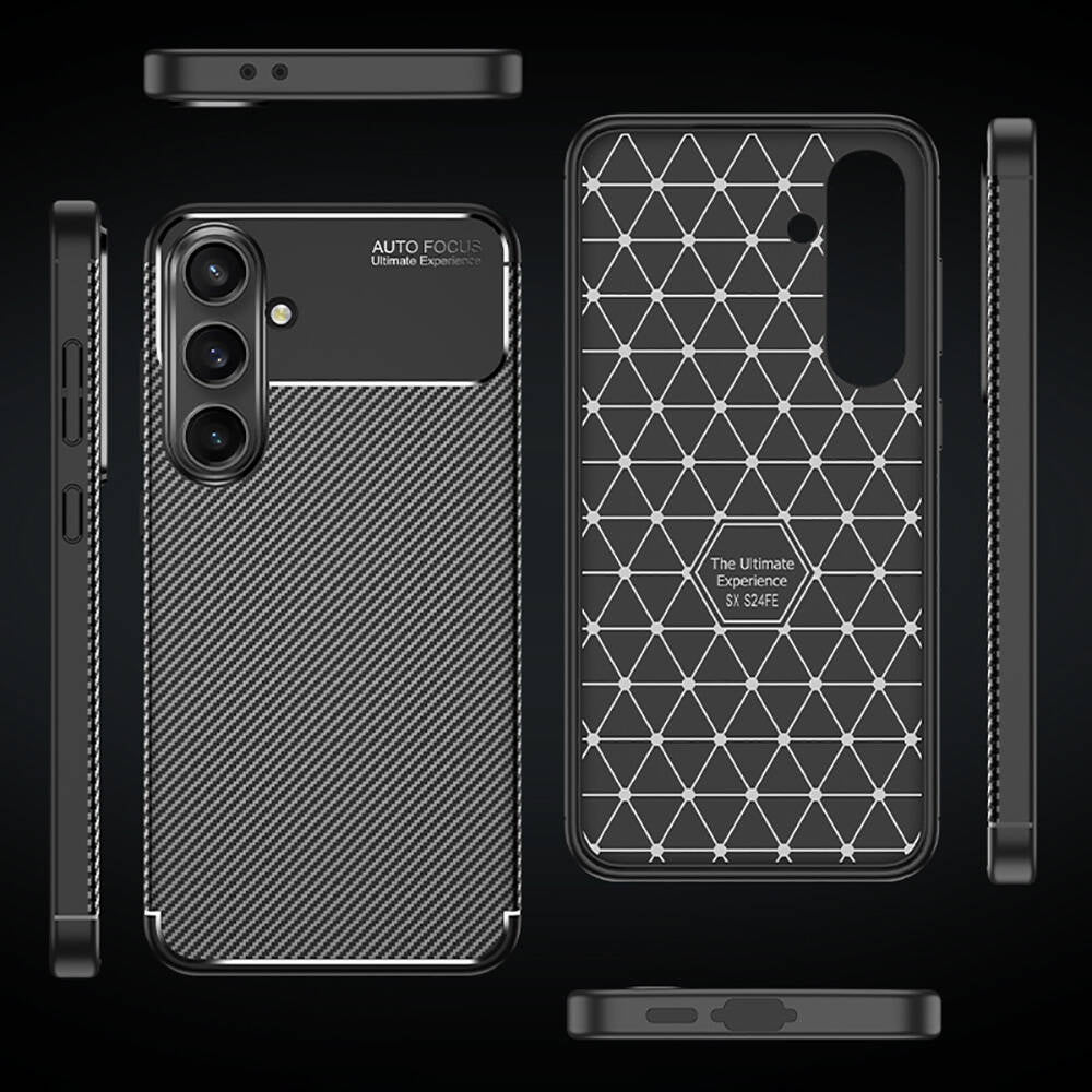 Galaxy S24 FE Kılıf Zore Negro Silikon Kapak Lacivert