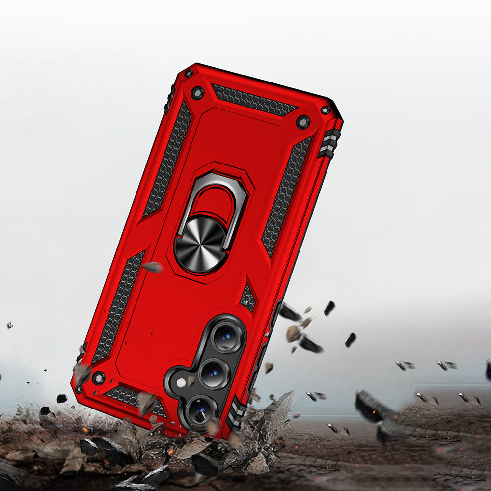Galaxy S24 FE Kılıf Zore Vega Kapak Kırmızı