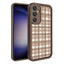 Galaxy S24 Kılıf Kamera Korumalı Baskılı Arka Yüzey Zore Klas Kapak Koyu Kahve