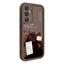 Galaxy S24 Kılıf Kamera Korumalı Baskılı Arka Yüzey Zore Klas Kapak Koyu Kahve