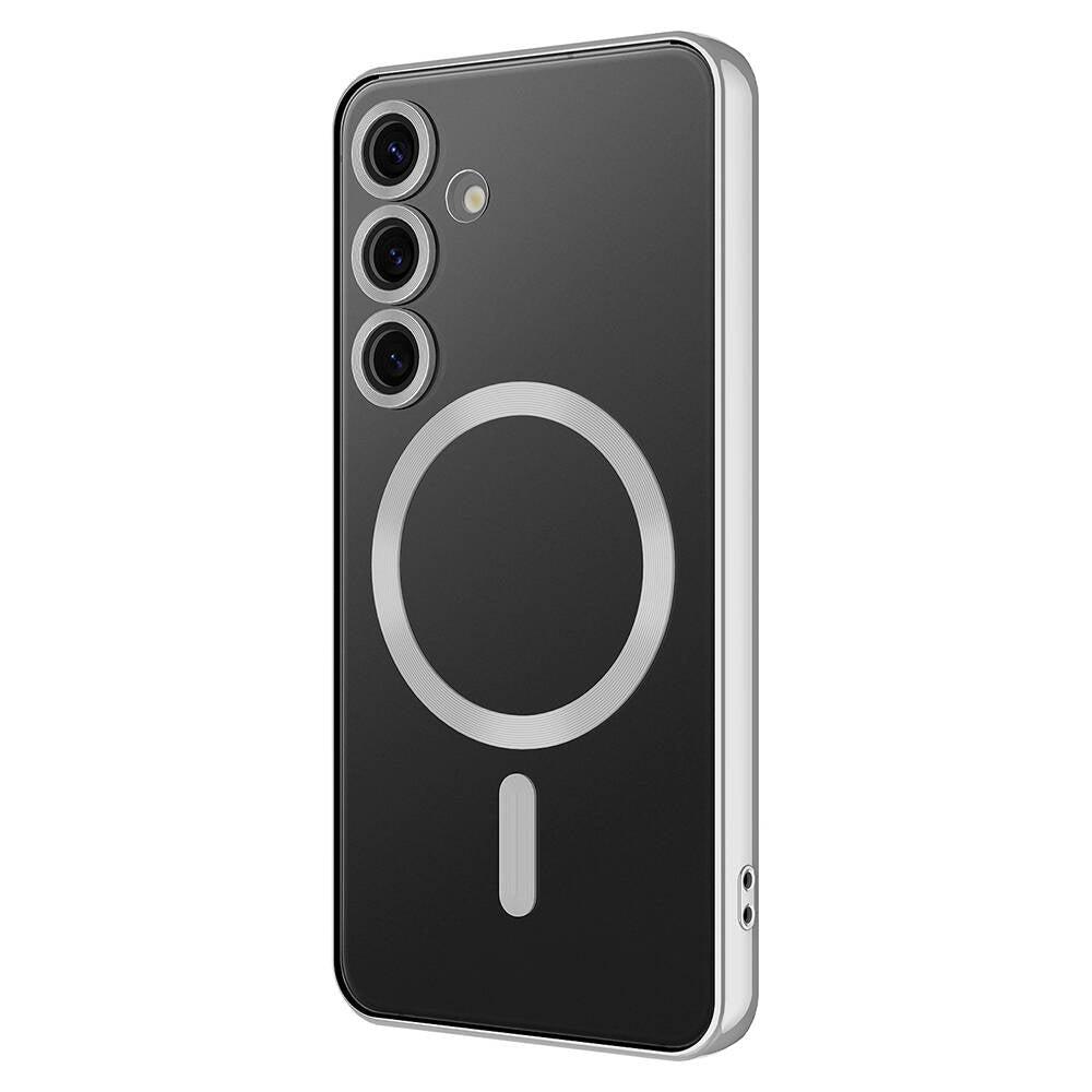 Galaxy S24 Kılıf Kamera Korumalı M-safe Wireless Şarj Özellikli Zore Demre Kapak