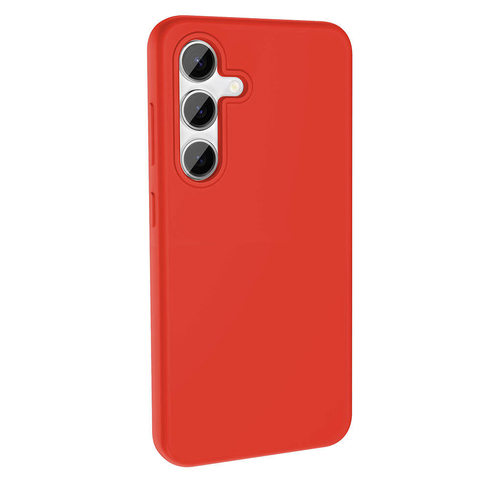 Galaxy S24 Kılıf M-safe Şarj Özellikli Sıvı Teknolojili Silinebilir Sert Zore Kivi Kapak Siyah