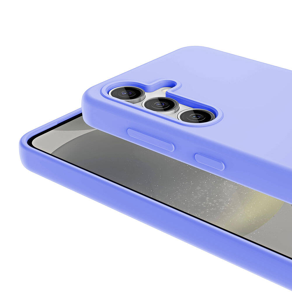 Galaxy S24 Kılıf M-safe Şarj Özellikli Sıvı Teknolojili Silinebilir Sert Zore Kivi Kapak Koyu Gri