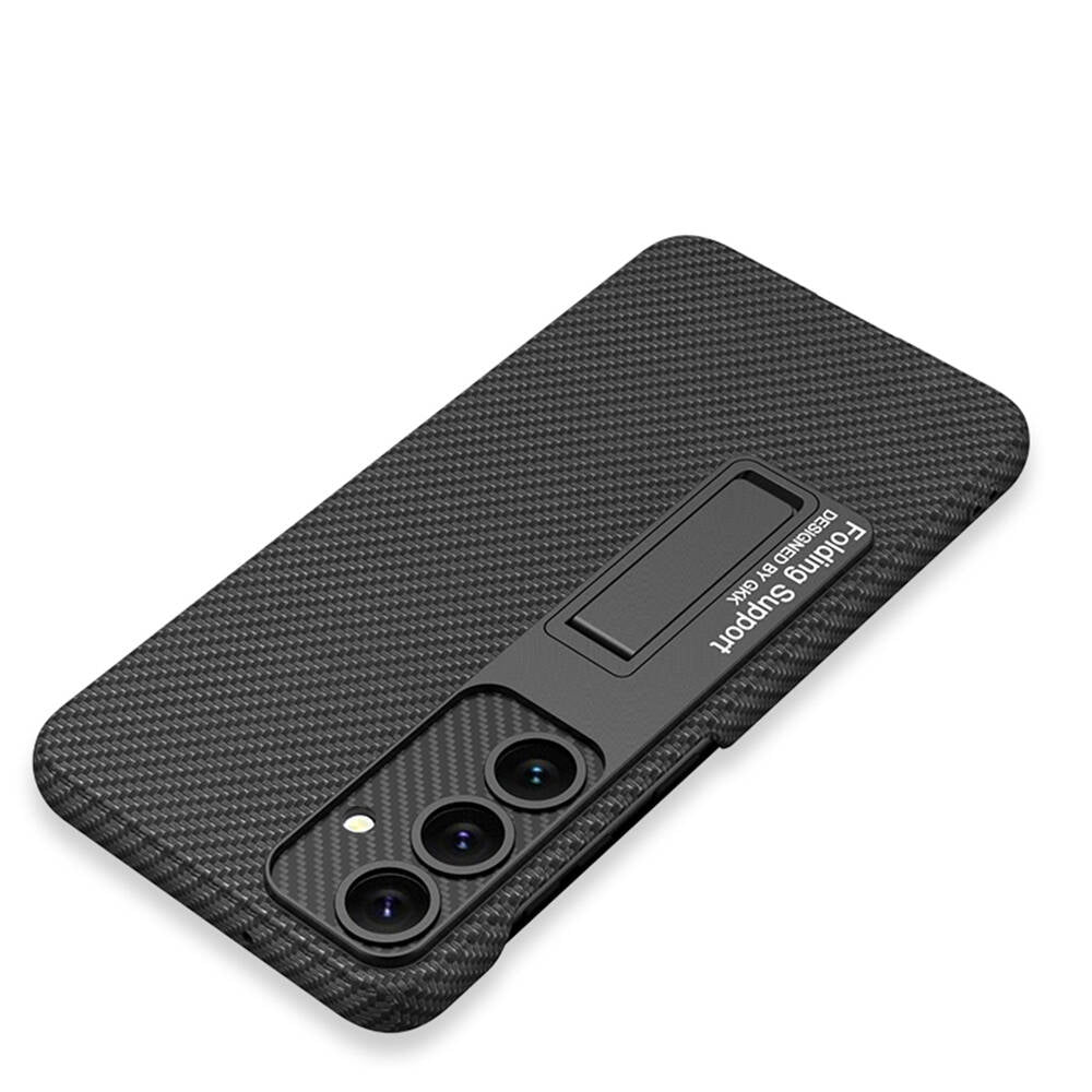 Galaxy S24 Kılıf Zore Kıpta Standlı Kapak Mürdüm