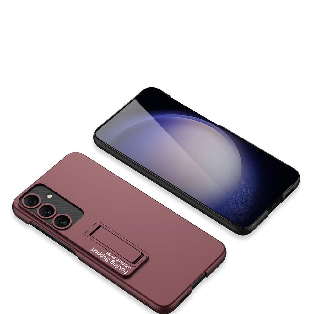 Galaxy S24 Kılıf Zore Standlı Ays Kapak Yeşil