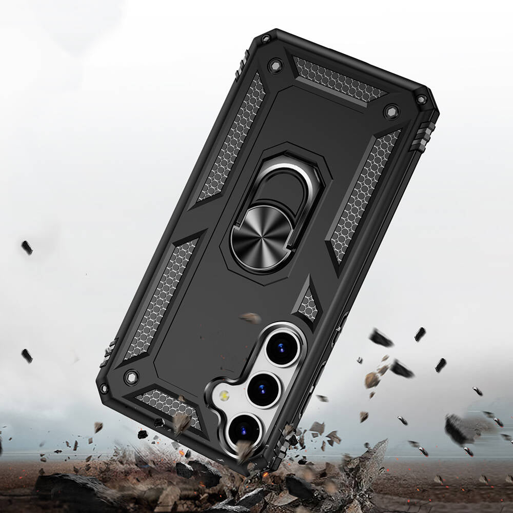 Galaxy S24 Kılıf Zore Vega Kapak Siyah