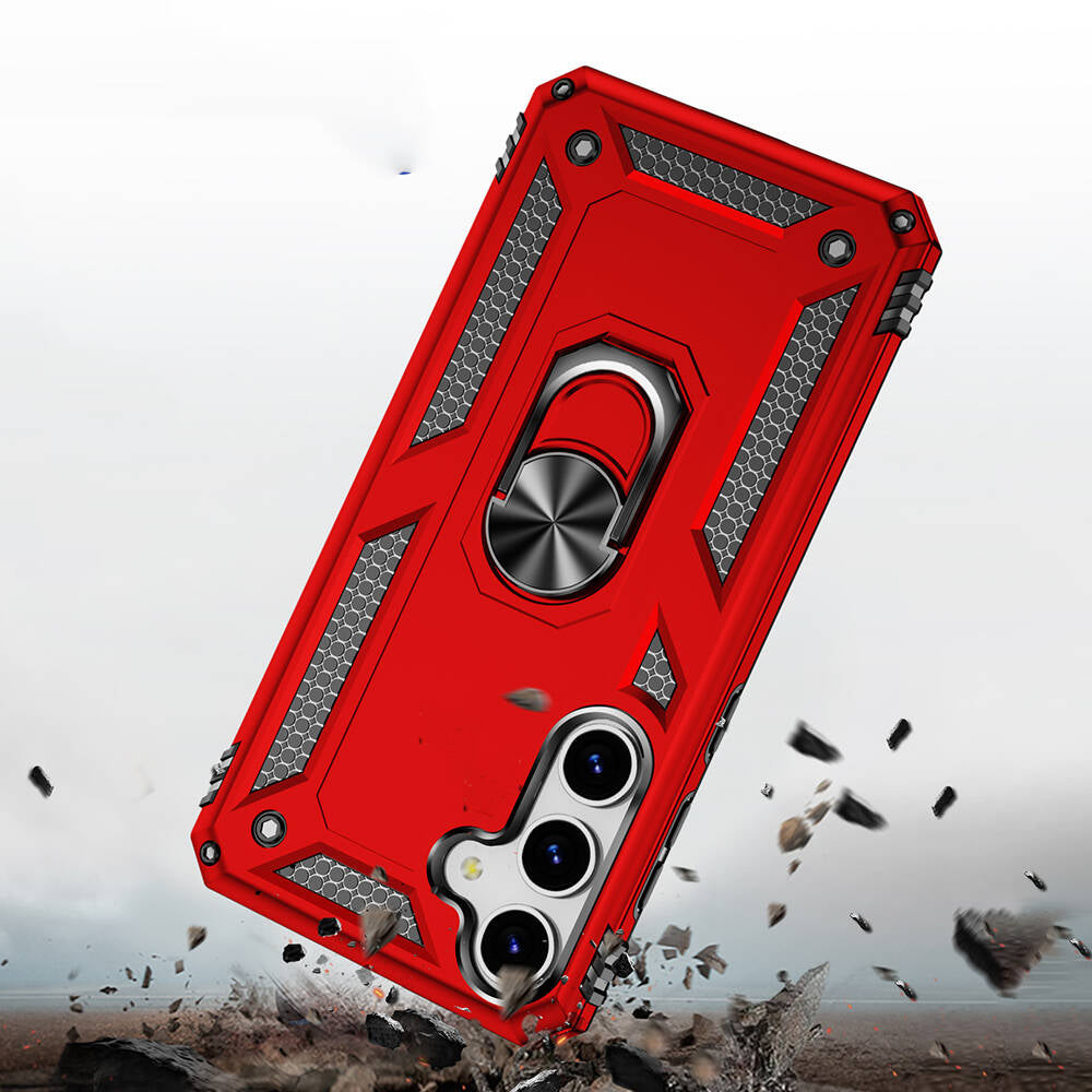 Galaxy S24 Kılıf Zore Vega Kapak Mavi