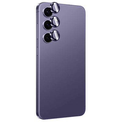 Galaxy S24 Plus Zore Titanium Premium Temperli Kamera Lens Koruyucu Mor