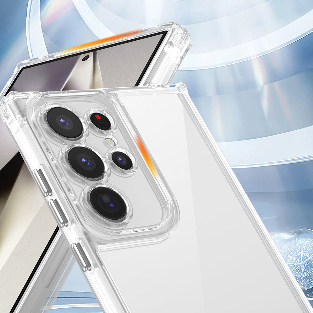 Galaxy S24 Ultra Kılıf Airbagli Takılabilir Askı Aparatlı Zore Snap Silikon Kapak Şeffaf