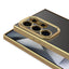 Galaxy S24 Ultra Kılıf Kamera Korumalı Logo Gösteren Zore Omega Kapak Lila