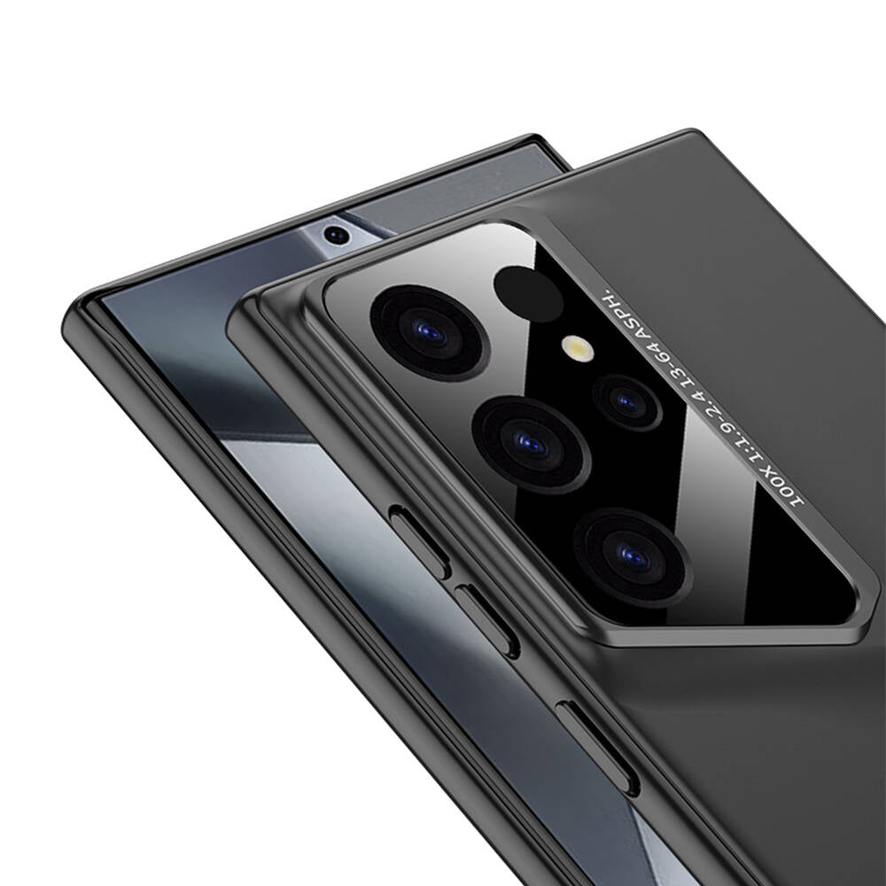 Galaxy S24 Ultra Kılıf Ultra İnce Kamera Korumalı Sert Rubber Zore Procase Kapak Siyah